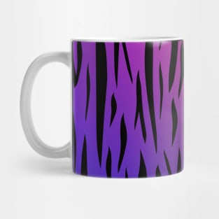 TIGER Stripes Red Blue Mug